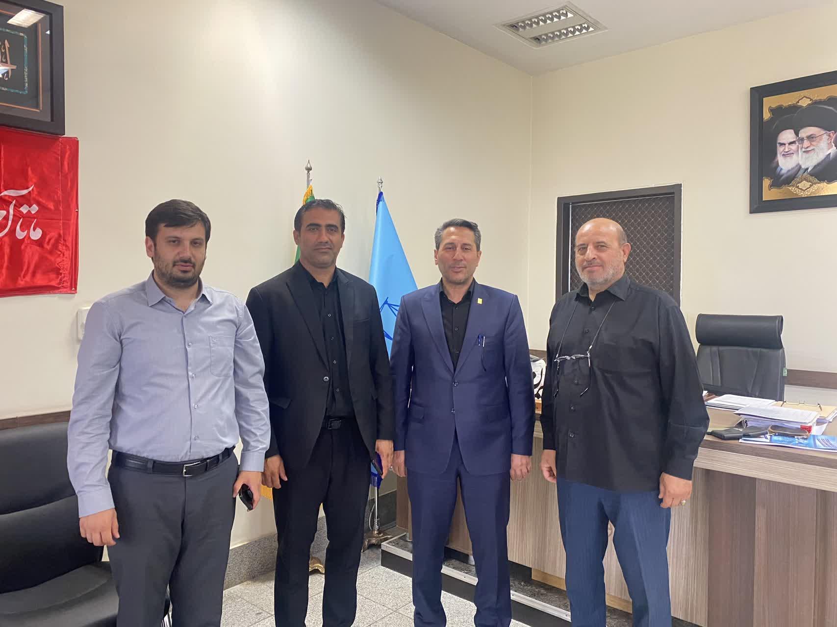دیدار سرپرست شرکت انبارهای عمومی سهلان با دادستان عمومی و انقلاب تبریز