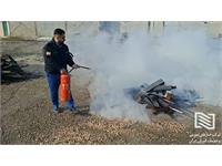 برگزاری مانور اطفای حریق و امداد و نجات در محوطه گمرک آستارا 1